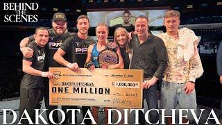 DAKOTA DITCHEVA || The $1,000,000 PFL Fight Week || ​⁠@dakotaditchevaa #bts