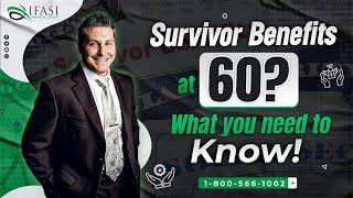 Social Security Survivor Benefits at 60? What You NEED to Know!