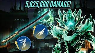 GoldTusk 5.8M HUNTER DAMAGE IS INSANE DAMAGE FOR CROTA (Destiny 2 Crotas end Raid)