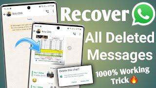 how to recover whatsapp deleted messages | whatsapp deleted messages recovery