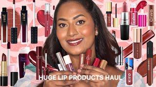 HUGE HAUL - Lipstick, Lip Gloss, Liquid Lipstick, Lip Oil, Lip Tints  Lot of New Launches 