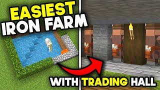 Easiest Iron Farm Minecraft Bedrock 1.21 (2024)