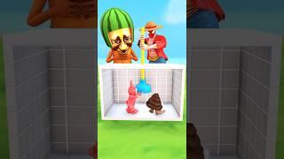 Superhero Luffy & Tung Tung Prank Labubu - What Happens Next?!  #gta #funny #animation