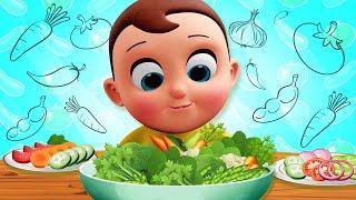  Yummy Vegetable Song For Kids + More 3D Rhymes For Children