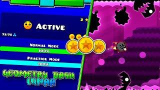 "Active" [All Secret Coins] by @GenaMorphosis | Geometry Dash: Lunar [2.2]