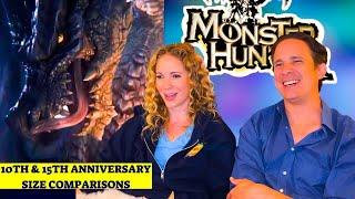 Monster Hunter 10th & 15th Anniversary Size Comparison Reaction