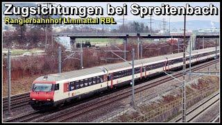 Zugsichtungen beim Rangierbahnhof Limmattal im Kanton Aargau | Schweiz 2024
