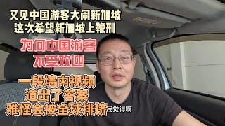 又见中国游客大闹新加坡 这次希望新加坡上鞭刑|为何中国游客不受欢迎 一段墙内视频道出了答案 难怪会被全球排挤