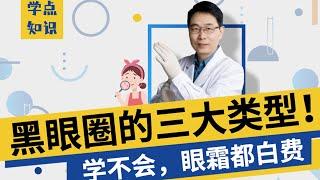 黑眼圈的三大類型！學不會眼霜都白費！【冰寒哥】