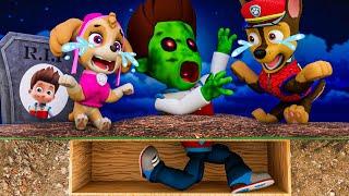 Paw Patrol Ultimate Rescue | RYDER Turns ZOMBIE, What Happened Next? Very SAD Story | Rainbow 3