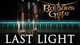 Last Light - Baldur's Gate 3 OST (Piano Cover)