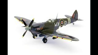 Spitfire LF Mk.IXc. The movie without sound.