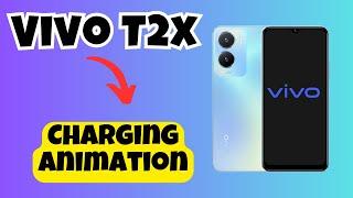 Charging Animation VIVO T2X || How to set charging animation || Charging animation settings