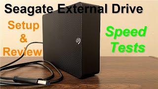 SEAGATE External Hard drive Expansion 6TB USB Portable Storage drive Review & Read Write speed Tests