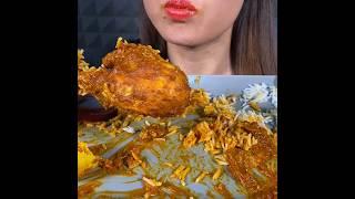 ASMR: EATING SPICY CHICKEN CURRY EGG CURRY || #shorts #mukbangn#asmreating #mukbangasmr #asmr