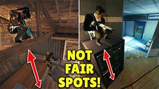 MOST ILLEGAL Hiding Spots On Oregon and Border! - Rainbow Six Siege Operation Deadly Omen