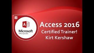 Microsoft Access 2016 Queries: Parameter Query