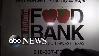 Thousands wait in line at San Antonio food bank l ABC News