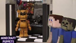 Five Nights at Freddy's fnaf The Office McFarlane toys Minecraft lego construction set unboxing