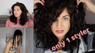 Curly Wavy Hair Routine * NEW- Simple Demo & Explanation!