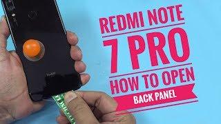 Redmi Note 7 Pro: How to Open Back Panel & Disconnect Battery | Disassembly Video |