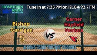 Bishop Garrigan vs. Garner Hayfield Ventura High School Baseball
