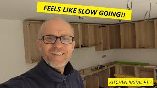 Kitchen fitting with a general carpenter.(WALL UNITS)***PART 2***