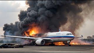 1 MINUTE AGO! Cargo plane carrying 870 Russian special forces was destroyed by Ukraine