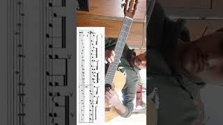classical fingerstyle guitar (sheet music) #guitar