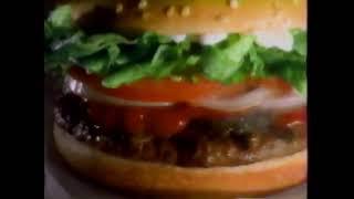 Burger King (1997) Television Commercial - Whopper