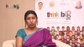 Uma Reddy, Promoter-Director, WeConnect International India welcomes you to ThinkBig 2016