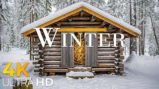 Winter 4K Ultra HD • Enchanting Winter Wonderland, Relaxation Film with Christmas Music