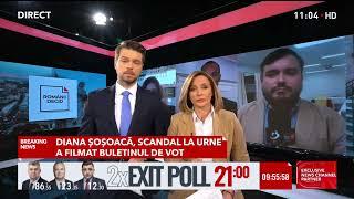 Diana Șoșoacă a făcut live ilegal din cabina de vot, la alegerile prezidențiale