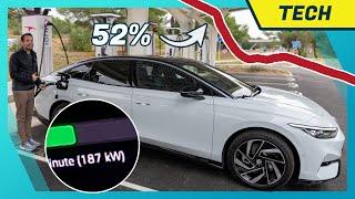 VW ID.7: Ladegeschwindigkeit im Test (10-80%) mit LADEKURVE und Details | Vorkonditionierung