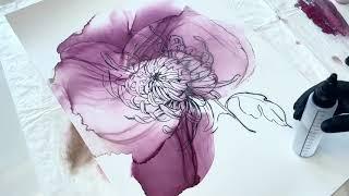 KAMENSKAYA Ink Art Coloring Set, video instruction