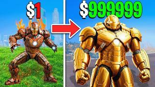 $1 to $1,000,000 IRON MAN In GTA 5