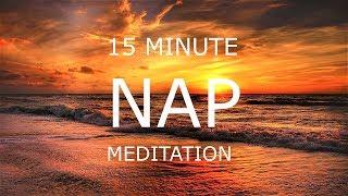 15 minute guided power nap | peaceful sleep meditation for relaxation, stress and anxiety