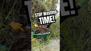 Want to find more GOLD? Watch to learn how! #goldrush #sluicing #goldpanning #mining #tutorial