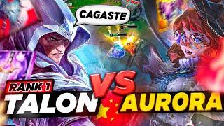 ¡EL MEJOR OTP TALON DE CHINA LE DESINSTALA EL LOL A AURORA CHALLENGER!   *DIOS DEL ONE-SHOT*