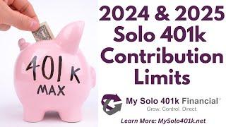 2024 & 2025 Self-Directed Solo 401k Annual Contribution Limits: Save up to $81,250!