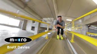 Cruising Manchester on the Micro MT Plus Urban Inline Skates with Brett Davies