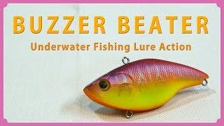 Evergreen BUZZER BEATER Underwater Fishing Lure Action / エバーグリーン「ブザービーター」の水中ルアーアクション
