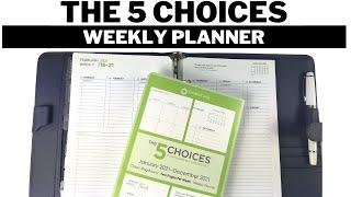 The 5 Choices Weekly Ring-bound Planner by Franklin Covey