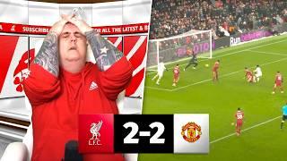 LIVERPOOL FAN REACTS TO LIVERPOOL 2-2 MAN UNITED HIGHLIGHTS