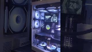 Nv7 Phanteks black and white build Rtx 4090