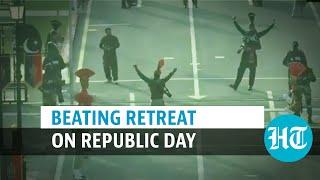 Watch: Beating retreat ceremony at Attari-Wagah border on Republic Day
