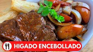 HIGADO ENCEBOLLADO | RECETA DELICIOSA