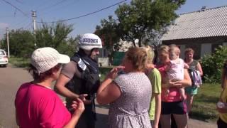 ч2 ОБСЕ приехало в Горловку Никитовку после артобстрела
