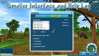 Star Stable How To: Smaller Interface and Help Lag!!  Graphics EXPLAINED