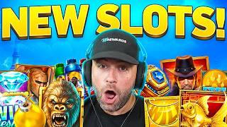 I tried ALL THE NEW SLOTS... & SPUN into a MAX BET BONUS!! (Bonus Buys)